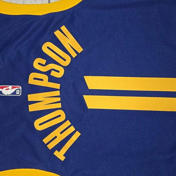 Nike Golden State Warriors Icon Edition Jersey Blue/White/Yellow Size XL NWT - Picture 8 of 11